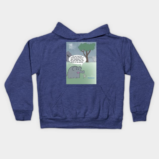 Enormously Funny Cartoons Dating Issues Kids Hoodie by Enormously Funny Cartoons